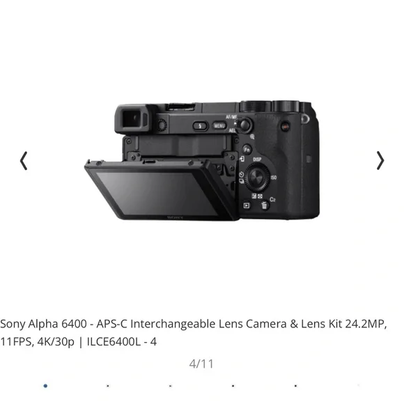 COPY - Sony Alpha 6400 Camera (Body+16-50mm Lens) AND 55-210mm f/4.5-6.3 Teleph…